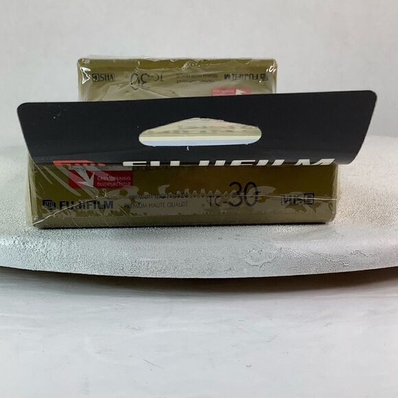 Fujifilm TC-30 VHSC Premium High Grade SEALED Camcorder Cassette Tapes Set of 4 - Picture 4 of 4
